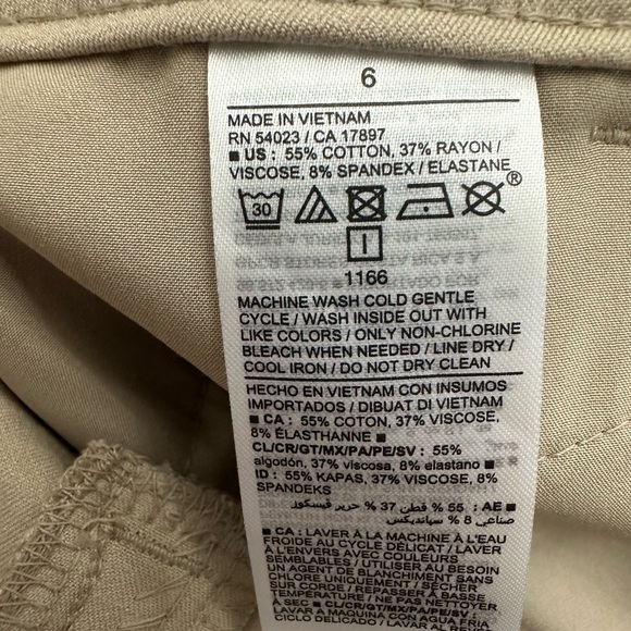 Old Navy High Rise Ankle Pixie Pants in Mocha Taffy 6 - Picture 11 of 11